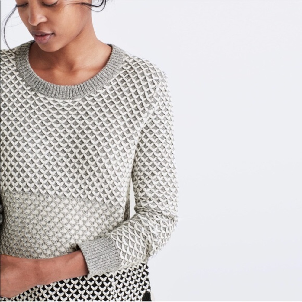Gray madewell sweater size S